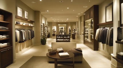 Luxury Menswear Store Interior