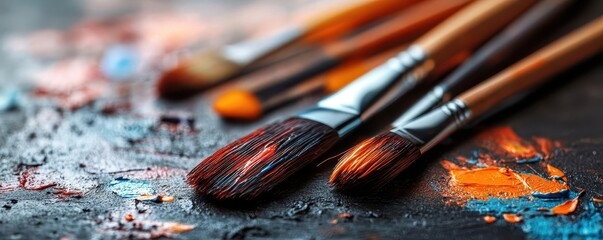 Naklejka premium Art therapy sessions, vibrant healing, creative expression, therapeutic practice