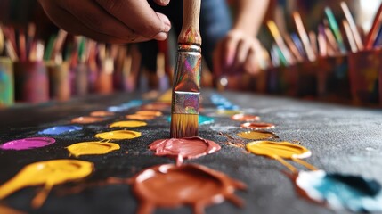 Artistic workshops, vibrant learning, creative process, community engagement