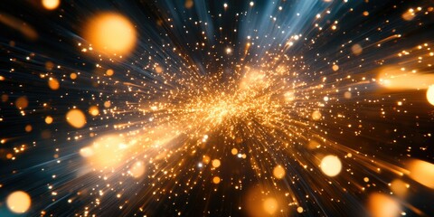 Vivid Light Sparks and Energy