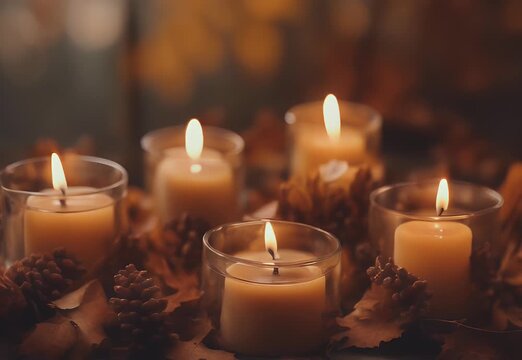 elements natural candles mood home still postcard life autumn aesthetic candle