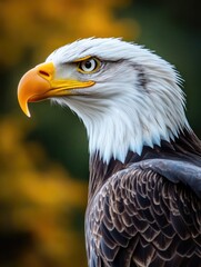 Obraz premium Eagle Perched in Natural Habitat