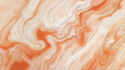 Earthy terracotta marbled paper background