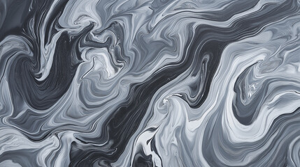 Obraz premium Monochromatic gray marbled paper background