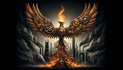 legendary portrait of the phoenix