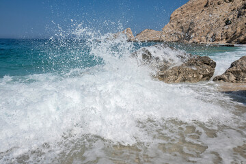 Amazing view of Petani Beach, Cephalonia,  Greece