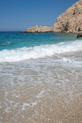 Amazing view of Petani Beach, Cephalonia,  Greece
