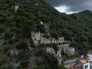 Obraz premium castle of sarno, salerno, italy