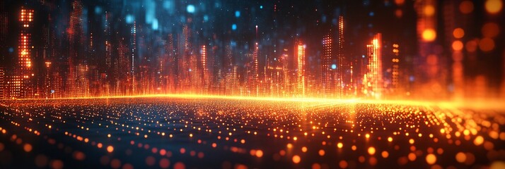 Abstract futuristic technology abstract background with lines for network, big data, data center, server, internet, speed. 