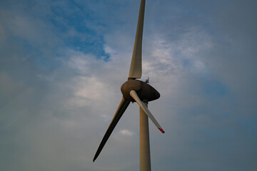 Eco power. Wind turbines generating electricity. Turbine Green Energy. Wind energy. Green...