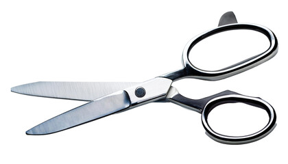 Functional Design: Close-Up of a Pair of Scissors on White