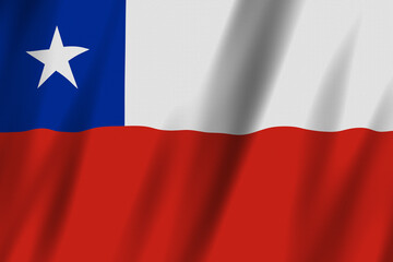 Chile flag background
