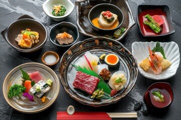 Japanese cuisine Nikujaga set meal - generative ai