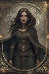 Obraz premium RPG_Character_Card