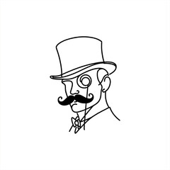 man suit mustache svg png top hat tuxedo	
