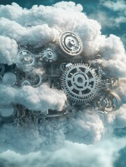 Futuristic Cloud Machine