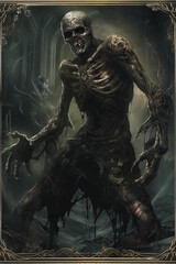 Fototapeta premium RPG_Character_Card