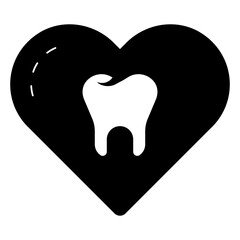 dental care love icon