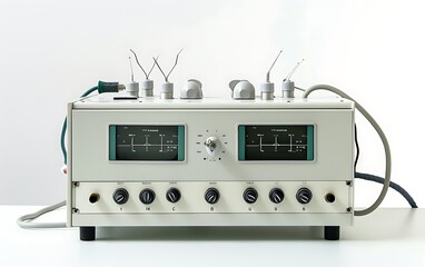 Fototapeta premium Electrocautery unit isolated on white background.