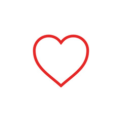 Love icon vector. Heart icon vector. Like icon vector.