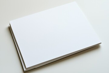 Fototapeta premium Blank A4 Paper Mockup on Isolated Background created with Generative AI