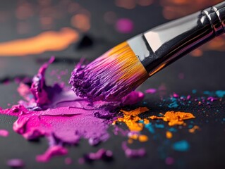 Fototapeta premium Graphic design, vibrant visuals, digital art, creative industry