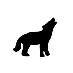 Vector set of different dog breed silhouette isolated on white background. puppy or pet animal clip art.