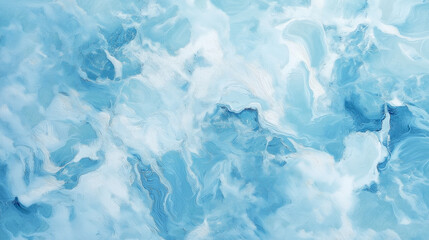 Obraz premium Frozen lake marbled paper background
