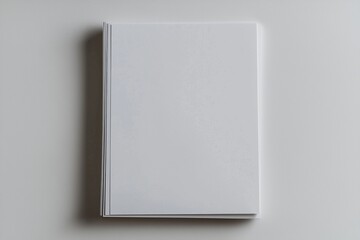 Blank A4 Paper Mockup on Isolated Background created with Generative AI