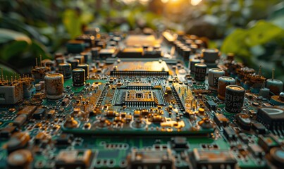 biodegradable electronics designed to reduce e waste,promote recycling efforts.