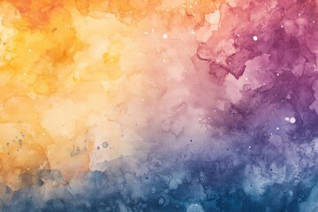 Obraz premium Vibrant Watercolor Abstract