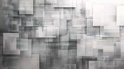 Abstract Grey Square Texture: Monochromatic symphony of layered squares, creating a dynamic and textured visual. Perfect for modern design projects that demand sophistication and visual depth. 