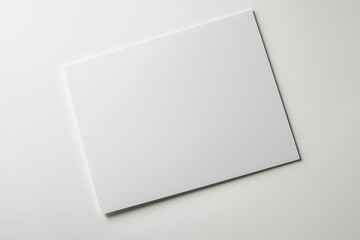 Blank A4 Paper Mockup on Isolated Background created with Generative AI