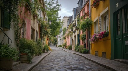 Obraz premium Charming Parisian Alley