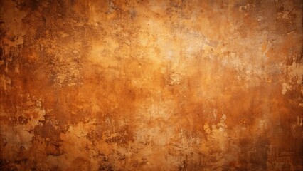 Fototapeta premium Brown textured wall background with rustic orange tones, ideal for product promotion or content creation, brown, orange