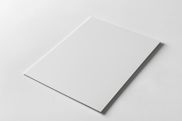 Blank A4 Paper Mockup on Isolated Background created with Generative AI