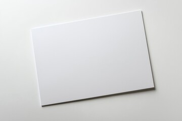 Fototapeta premium Blank A4 Paper Mockup on Isolated Background created with Generative AI