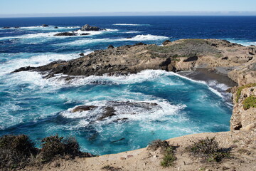 the coast of the sea