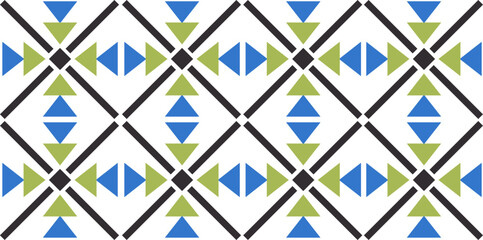 Ethnic Ornament Geometric Pattern
