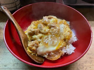 熱々で美味しい親子丼
