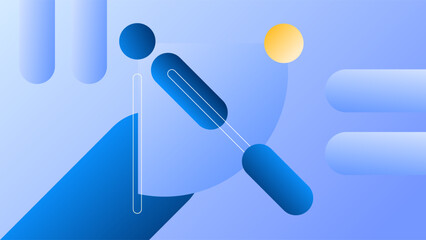 ABSTRACT BACKGROUND ELEGANT GRADIENT SOFT BLUE SMOOTH LIQUID COLORFUL DESIGN WITH GEOMETRIC SHAPES VECTOR TEMPLATE GOOD FOR MODERN WEBSITE, WALLPAPER, COVER DESIGN 