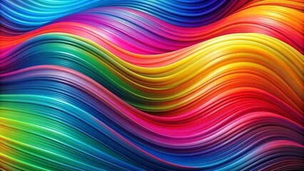 Colorful abstract background with vibrant waves, abstract, colorful, background, waves, vibrant, design, artistic, colors