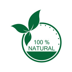 Natural product logo and symbol