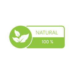 Natural product logo and symbol