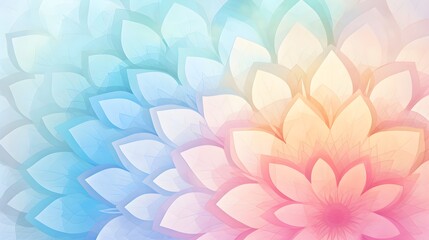 Obraz premium a soft pastel color mandala background UHD Wallpaper