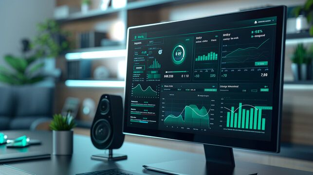 a modern online banking interface featuring a user-friendly dashboard with various financial transactions, account balances, and recent activity logs.
