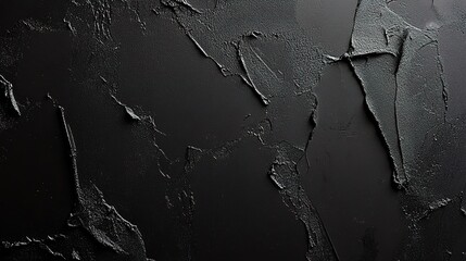 Fototapeta premium Black background with a subtle, textured surface and soft shadows, creating a deep and rich visual, copy space, High quality, + --ar 16:9 --v 6.1 Job ID: 6dc113b1-8c90-48e0-8306-c81d7a1ffce0