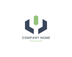 Letter M design illustration company logo idea 