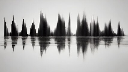 set sound symbols music olated jpeg flat modern audio equalizer logos black waveform waves white elements logotype wave technology design - Powered by Adobe