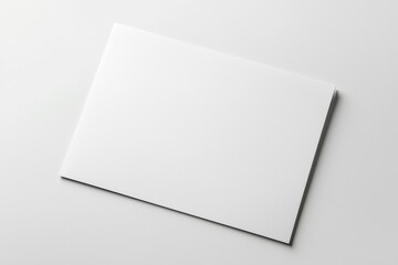 Blank A4 Paper Mockup on Isolated Background created with Generative AI
